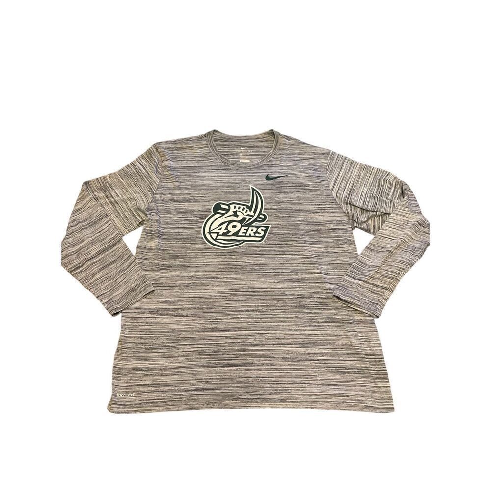The Nike Tee 49’ers Dri Fit Athletic Cut Gray Pullover Shirt XXL